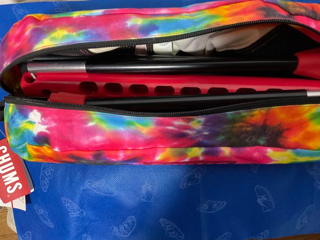 CHUMS ☆タイダイ柄 折りたたみチェア☆