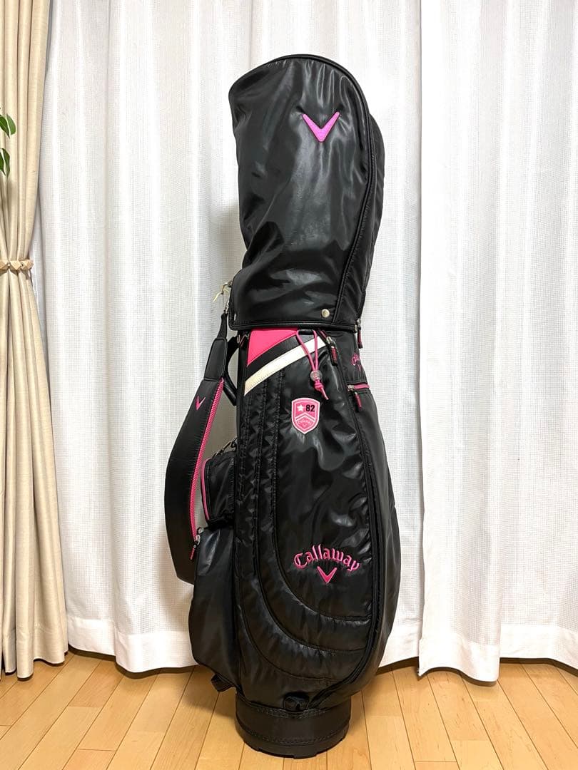 Callaway キャロウェイ ゴルフ キャディバッグ 黒 ピンク レディース