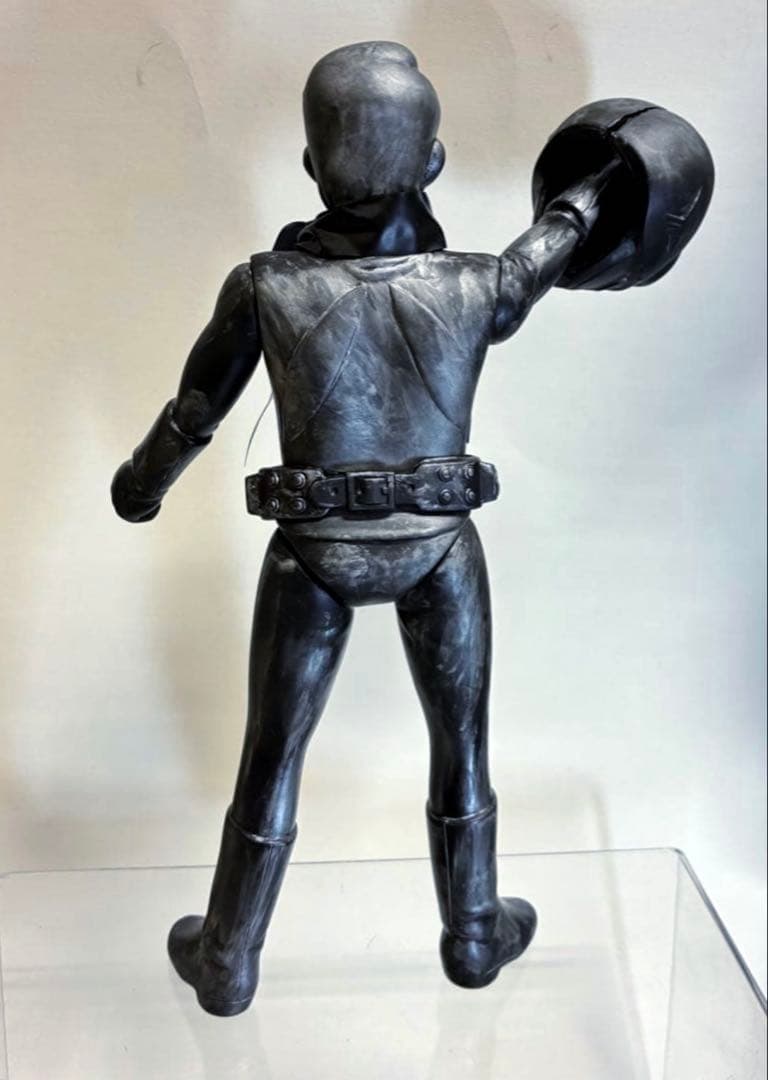 ■ 仮面ライダー 限定ソフビ ブロンズ調 面取れ /大野剣友会 中村文弥