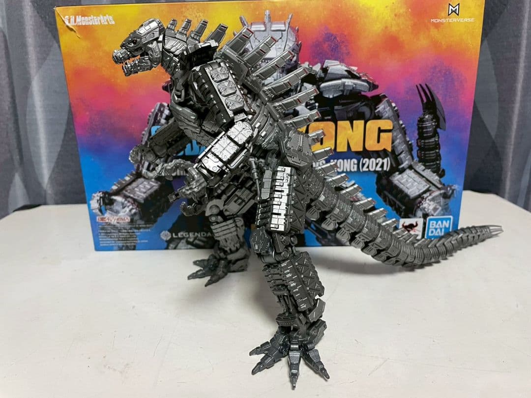 ゴジラ2021&メカゴジラ2021　SH.モンスターアーツ【中古】箱いたみ