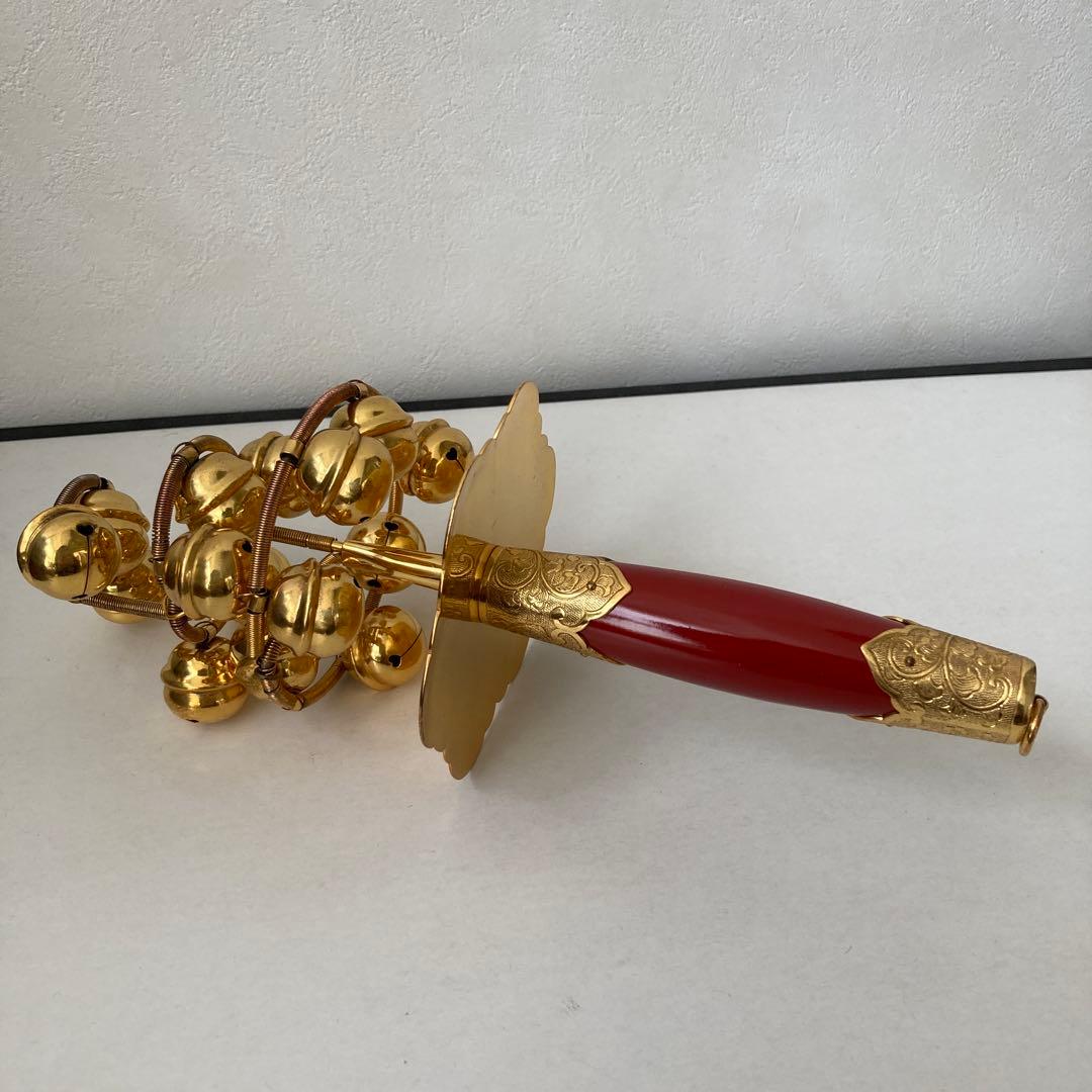 鈴台　神楽鈴（福鈴）　五色の帯