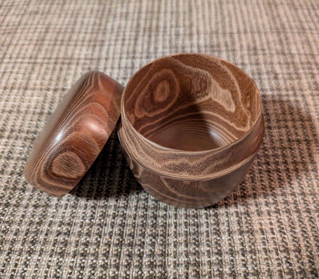 棗槐えんじゅ木地茶入　茶道具　 1月中のみ今の価格より5%引き致します