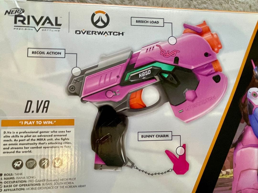 【新品未使用】 NERF OVERWATCH オーバーウォッチ ナーフ D.VA
