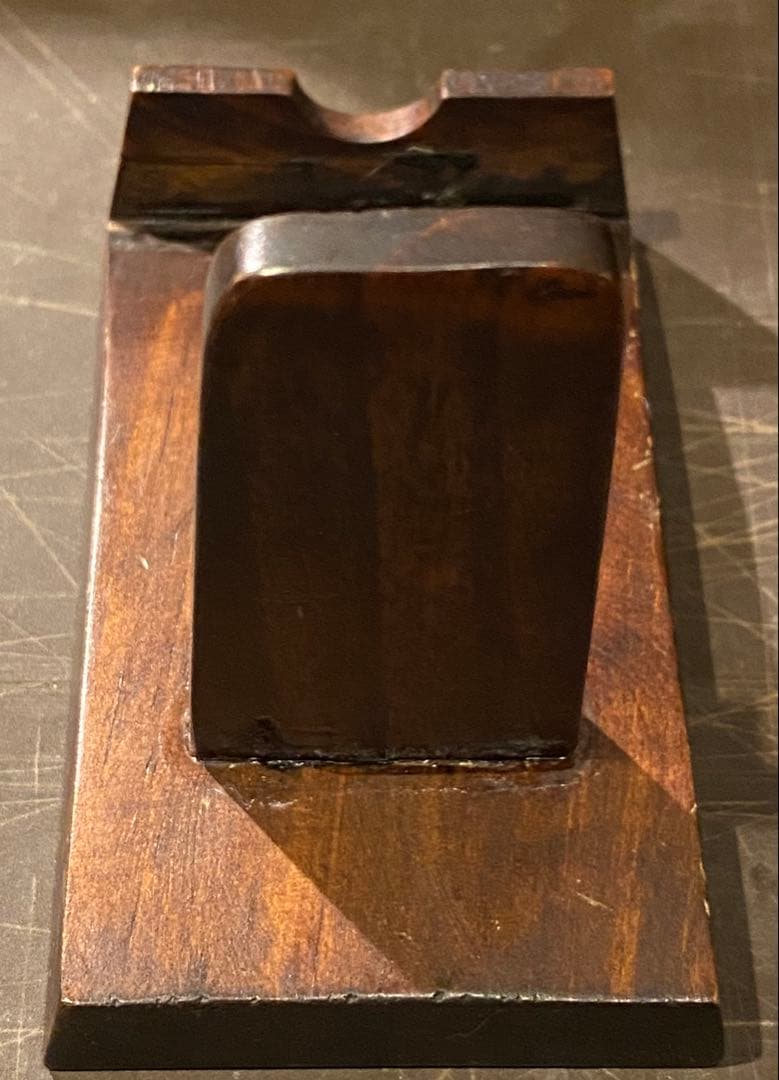 福建省徳化窯　染付絵皿　鑑賞台付 　 　　沈船品　ヴィンテージ　レア ・台湾茶器