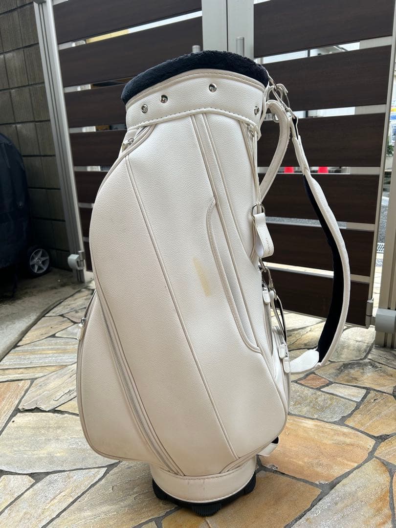 ゴルフ　キャディバック　テスタルテ　TESTARTE 白