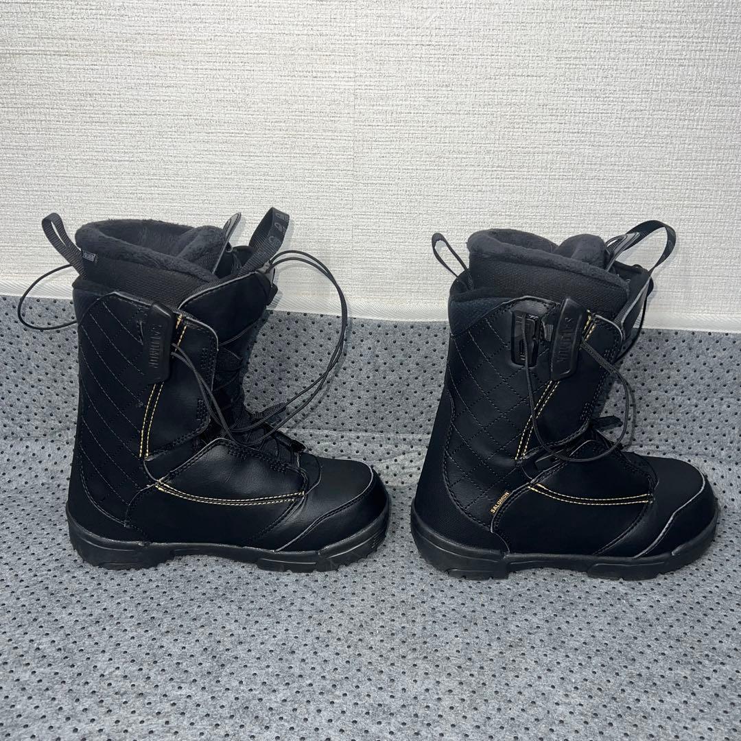数回使用 23cm レディース SALOMON PEARL スノーボードブーツ