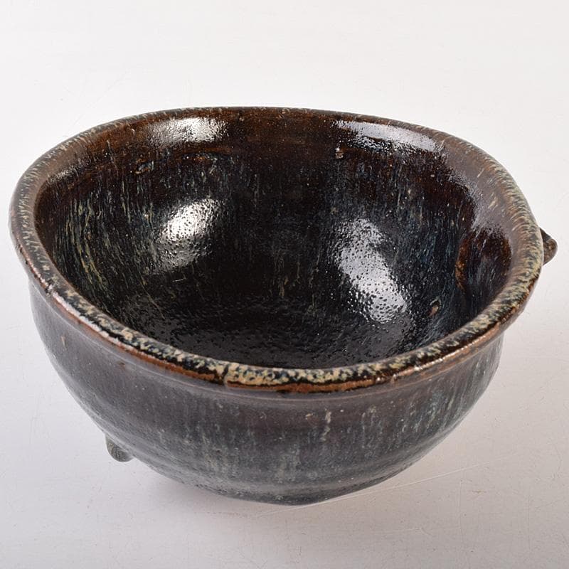 茶道具　唐津焼　古唐津　片口茶碗　小山冨士夫(古山子)書付箱　M　R7550