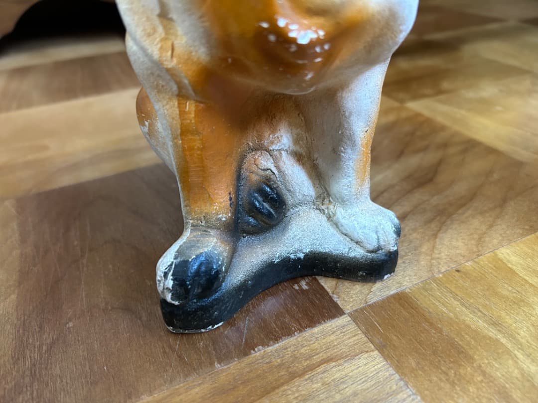 ビンテージ Chalkware Bulldog チョークウェア ブルドッグ
