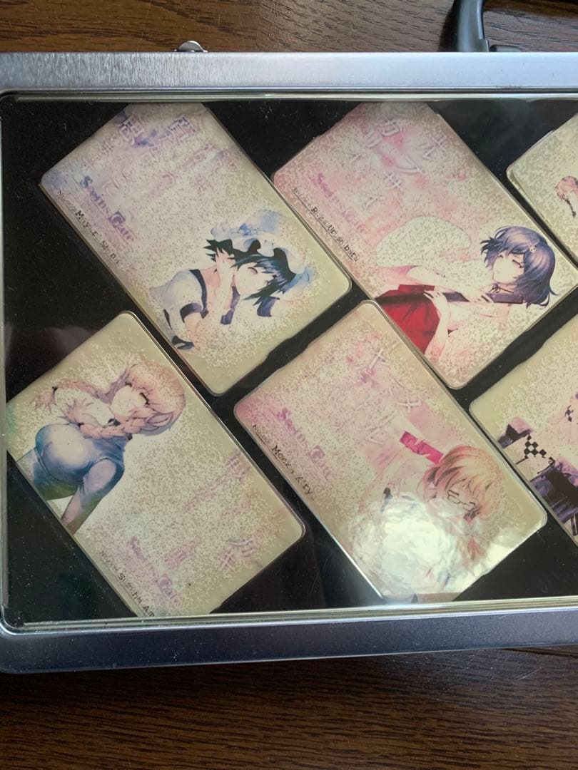 【希少】 【日焼け大】シュタインズゲート プライズ カードミラー