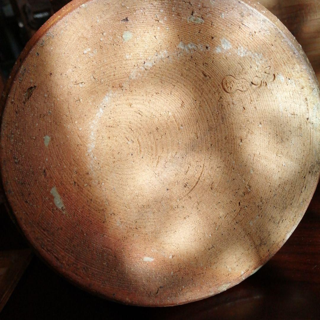 伊賀焼　土楽　伊賀臼形水指　19.5cm