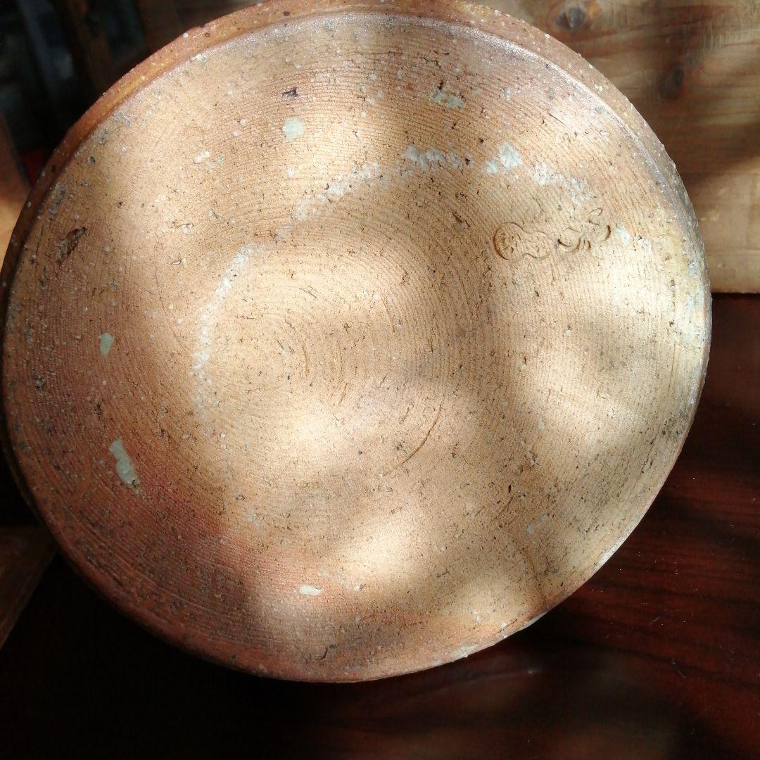 伊賀焼　土楽　伊賀臼形水指　19.5cm