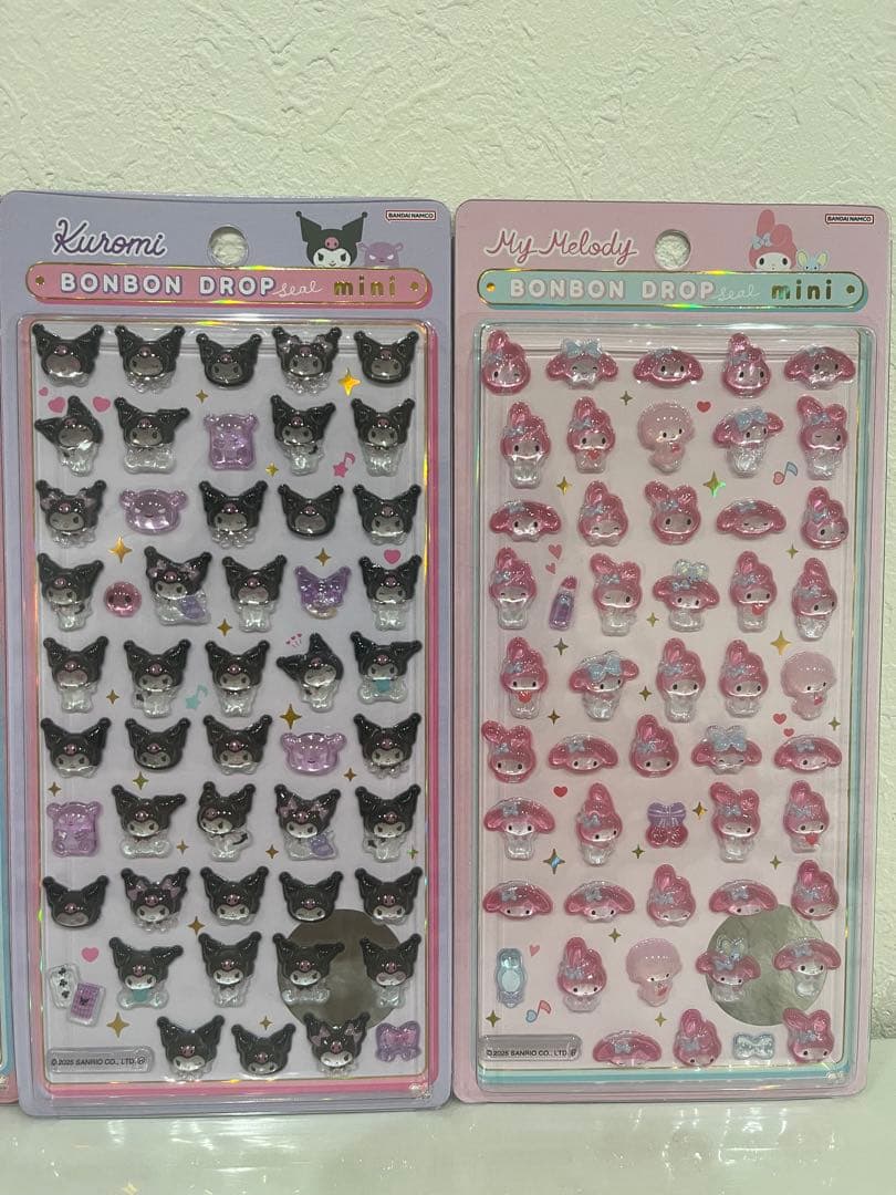 正規品　サンリオ　ボンボンドロップシール　うるちゅるポップシール