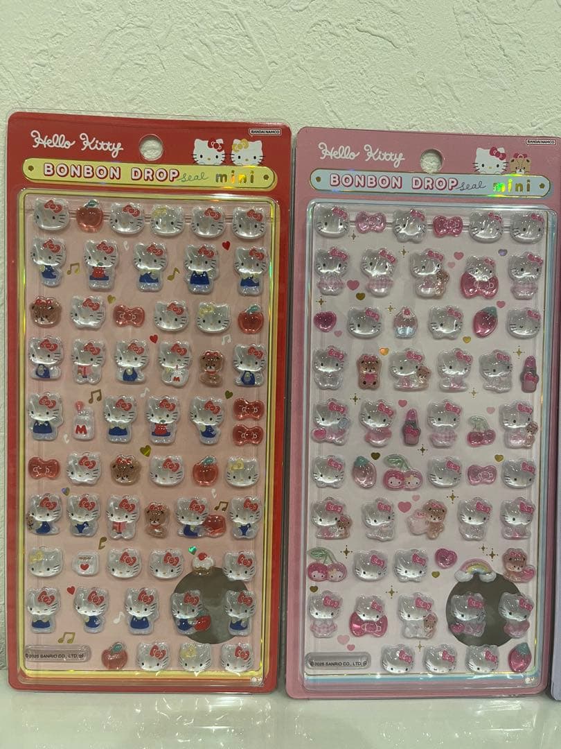 正規品　サンリオ　ボンボンドロップシール　うるちゅるポップシール