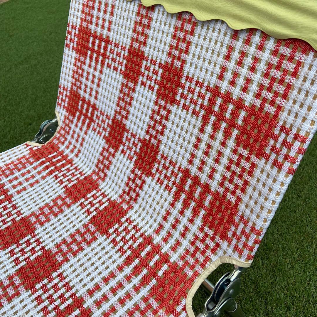 昭和レトロ　ビーチベッド　チューブベッド　サマーベッド　お風呂上がりにも