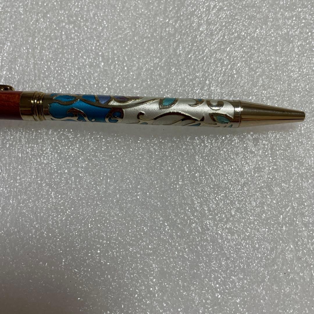 希少　ANDO 宮内庁御用達　安藤七宝店　七宝ボールペンとペン皿のセット