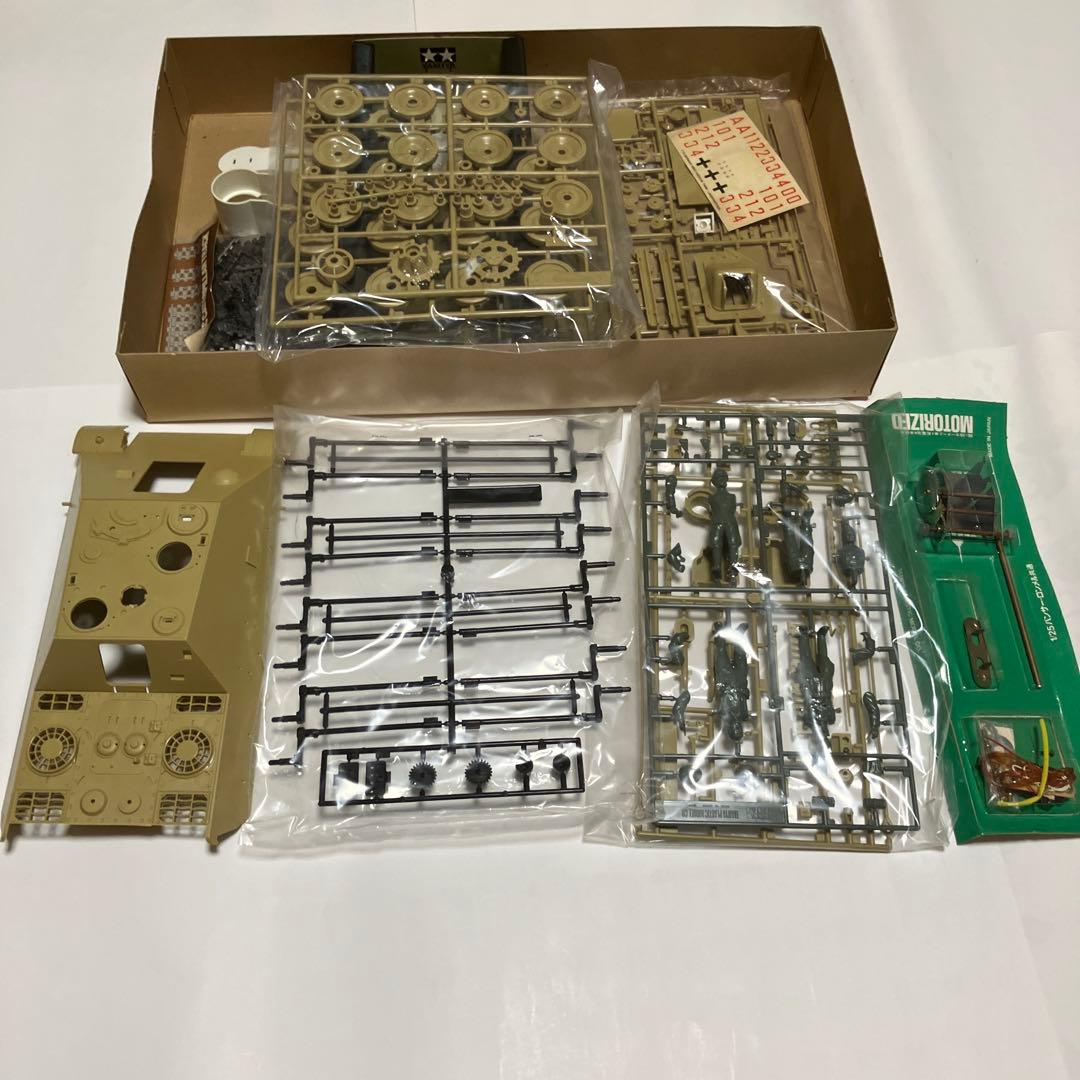 Tamiya 1/25Jagdpanther 駆逐戦車ロンメル R Eモーター