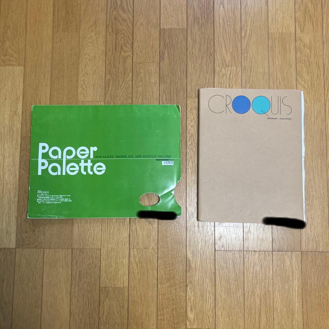 アクリルガッシュほか画材