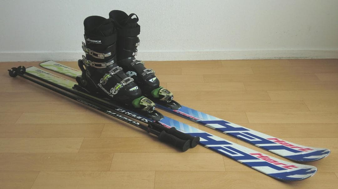 ■■送料無料■Hart■メンズスキーフルセット■板170靴29.5■メンテ付■■