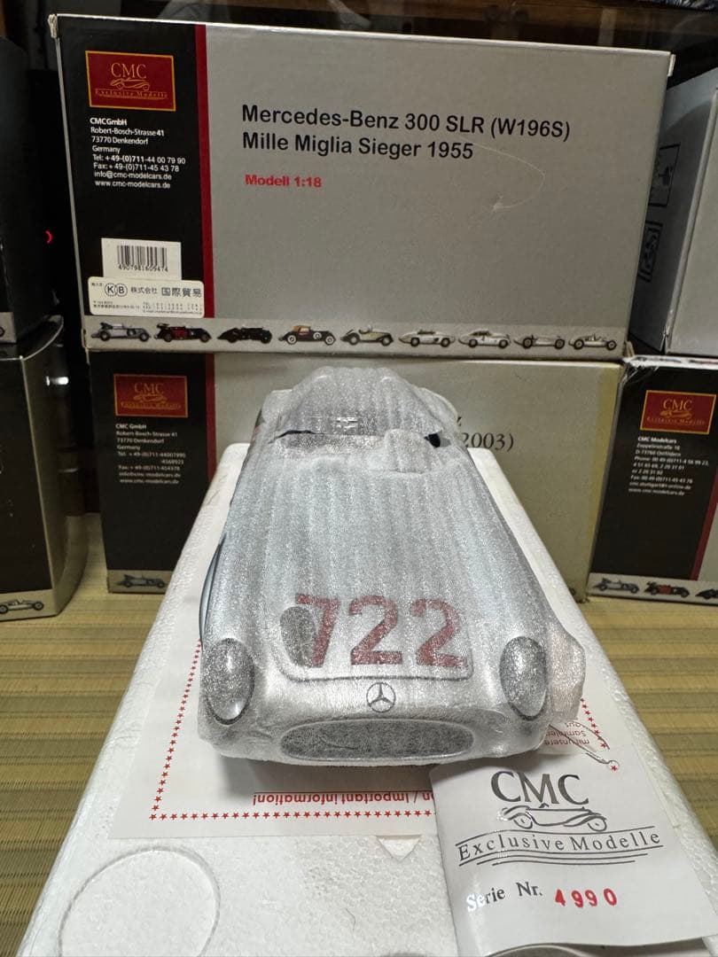 ミニカー CMC Mercedes-Benz 300 SLR (W196S) 1:18