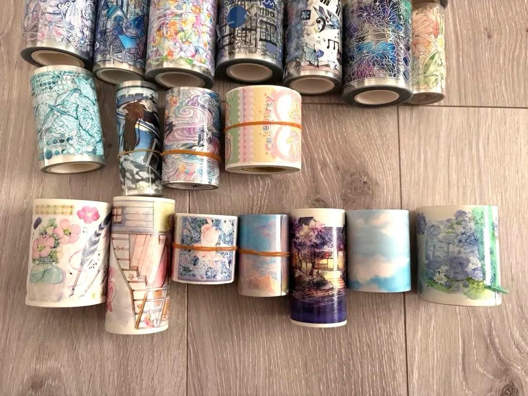 【値引き応相談】海外マスキングテープ　中古　24巻　まとめ売り