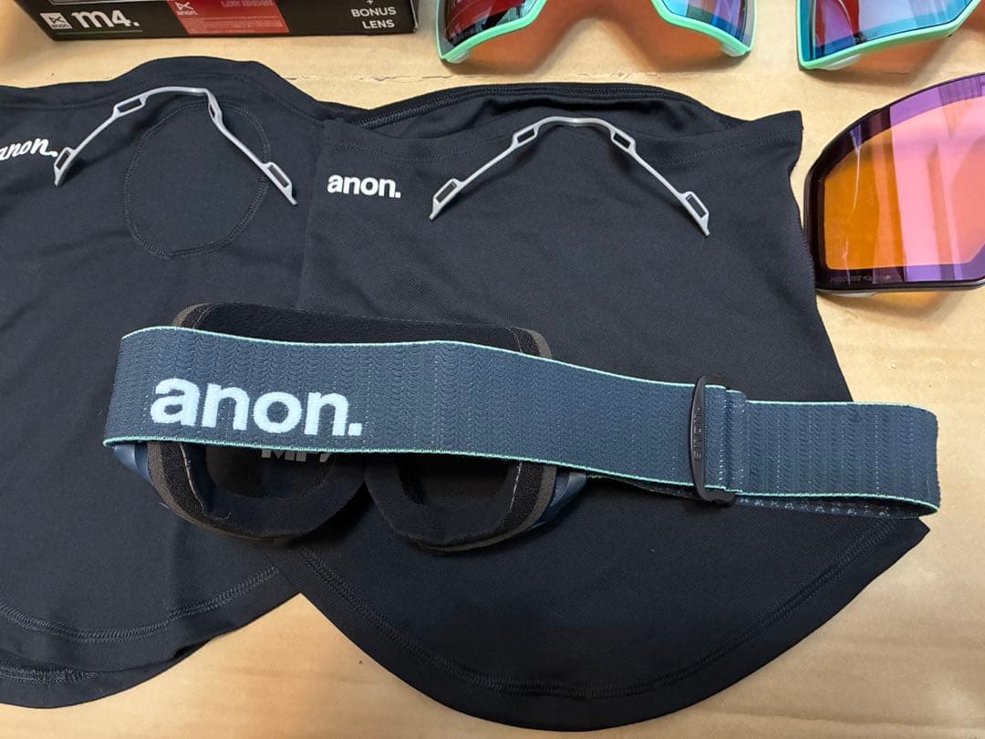 anon M4 low bridge ゴーグルセット