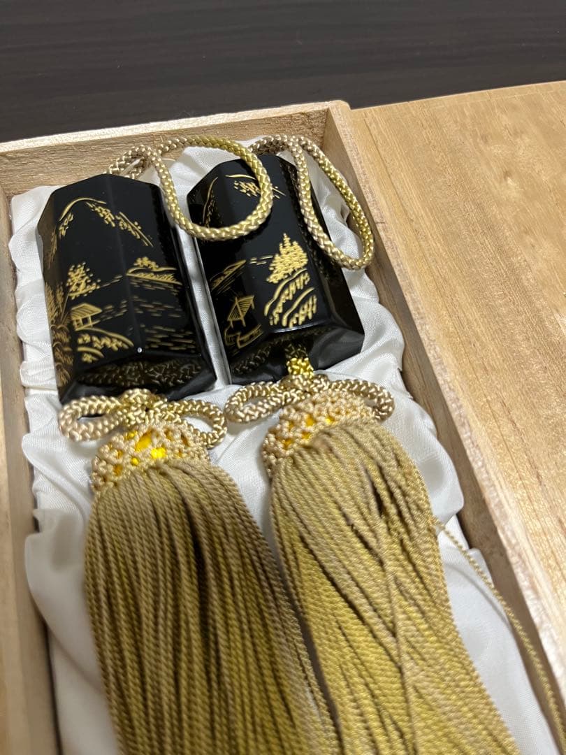 高級輪島塗　風鎮　宝づくし