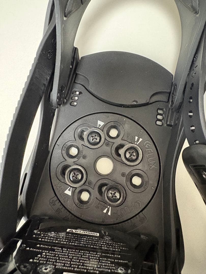 早く売りたいですFLUX スノーボード ビンディング ブラックM