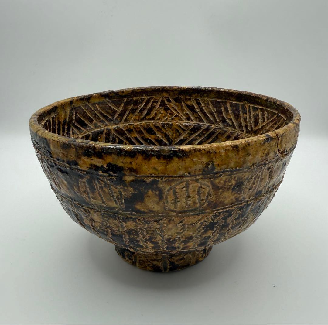 「黄瀬戸 茶碗」「しのぎ 茶碗」「民芸 茶碗」彫三島茶碗