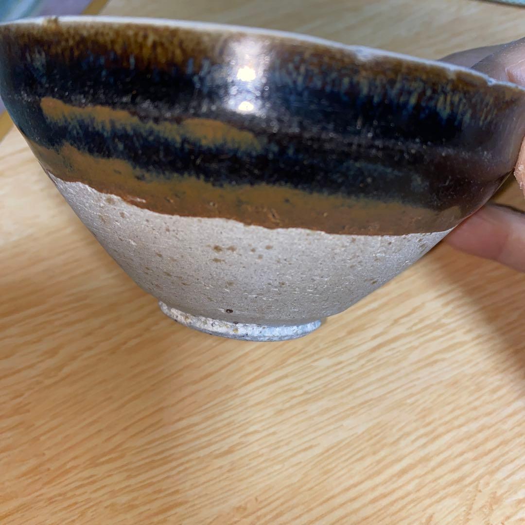 黒釉白輪茶碗　北宋-金時代