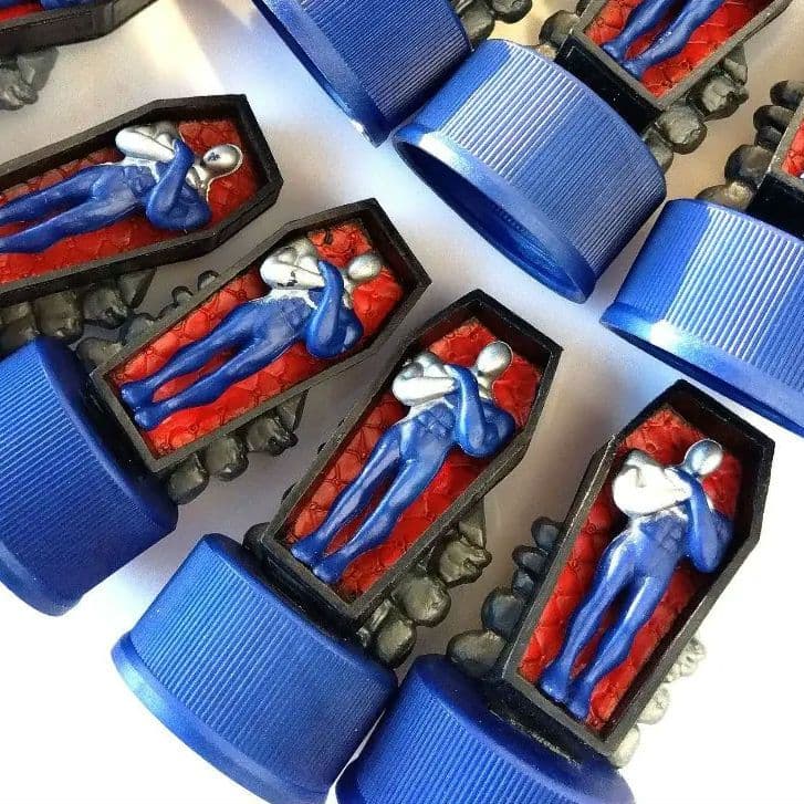 ペプシマン　ボトルキャップ　約300体　レッドコフィン　レア　8体　大量まとめ