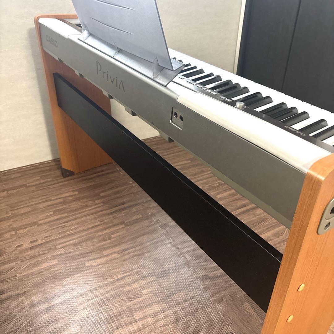【美品】 CASIO PX-500L デジタルピアノ 88鍵盤　木製スタンド付き