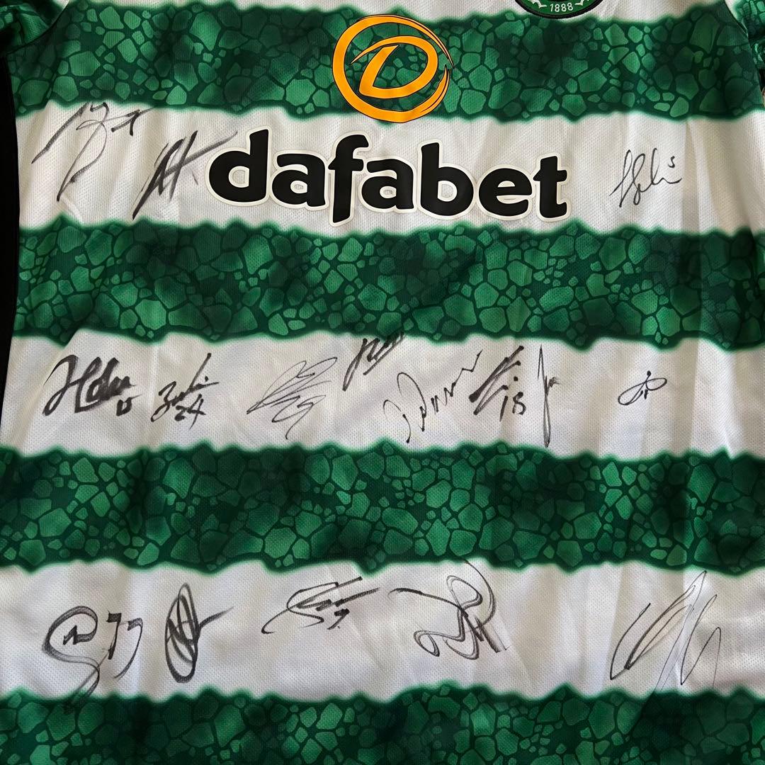 マリノス親善試合/アディダス/セルティック/ゲームシャツ/サイン入り/7月19日