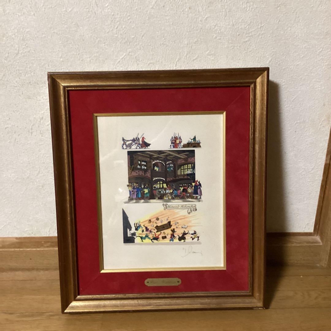 マイセン　ヒエロ　ニムスボス　リューゲル　甲冑騎士　中世城郭　細密画リトグラフ