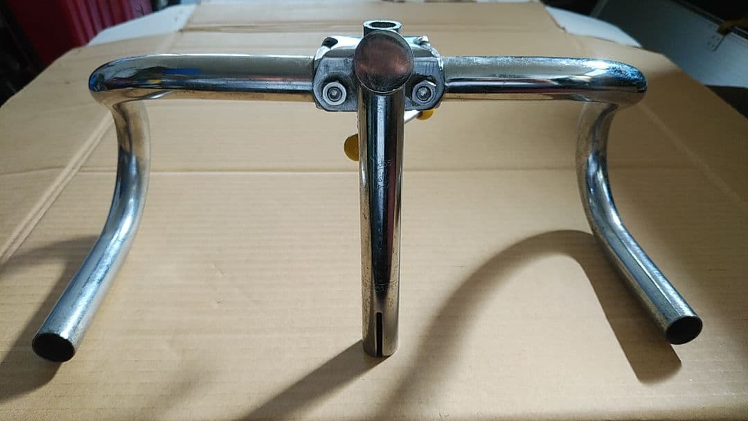 最終値引き。昭和レトロ　当時物丸石サイクル折りたたみハンドル？