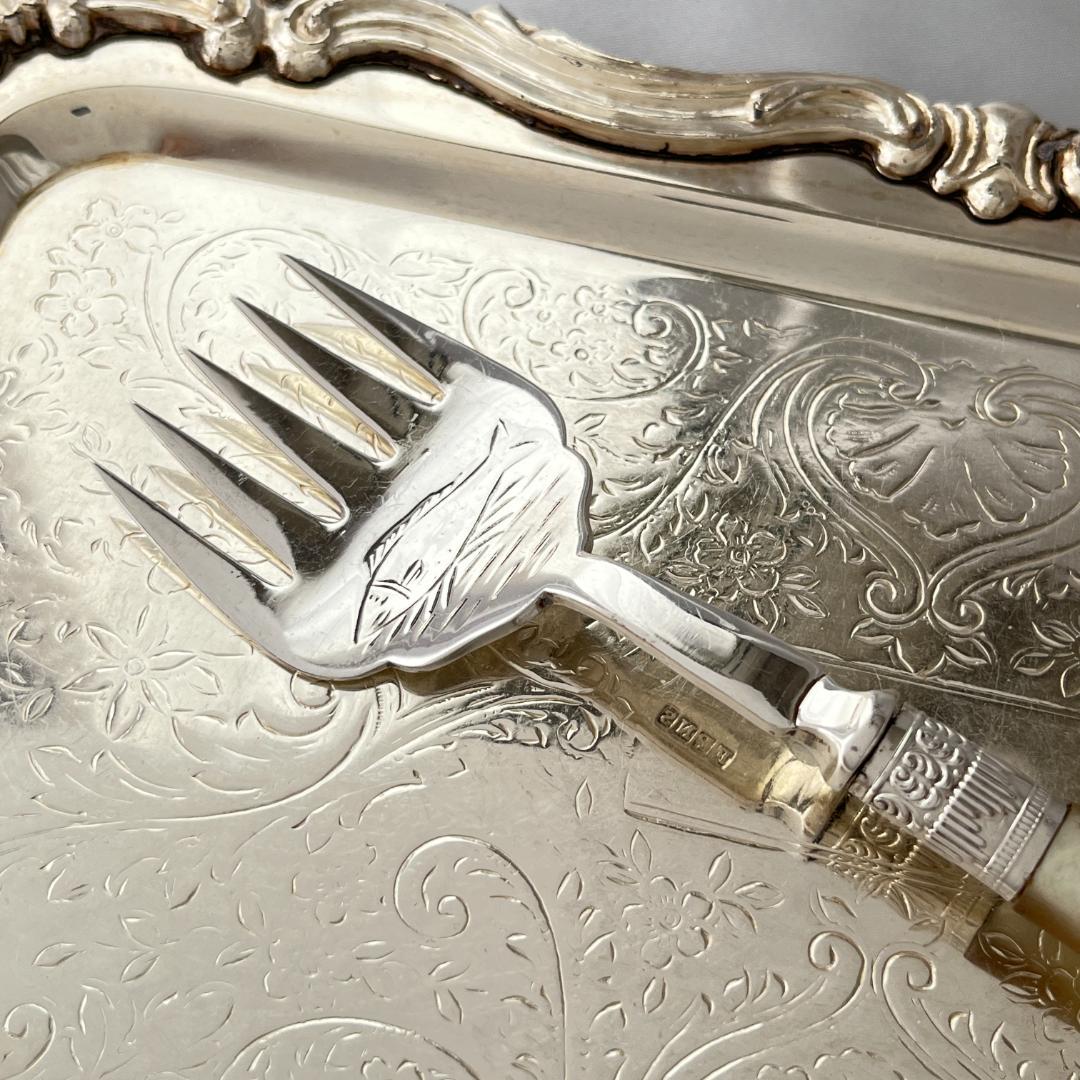 【英国】【白蝶貝】サーディンサーバー　マザーオブパール