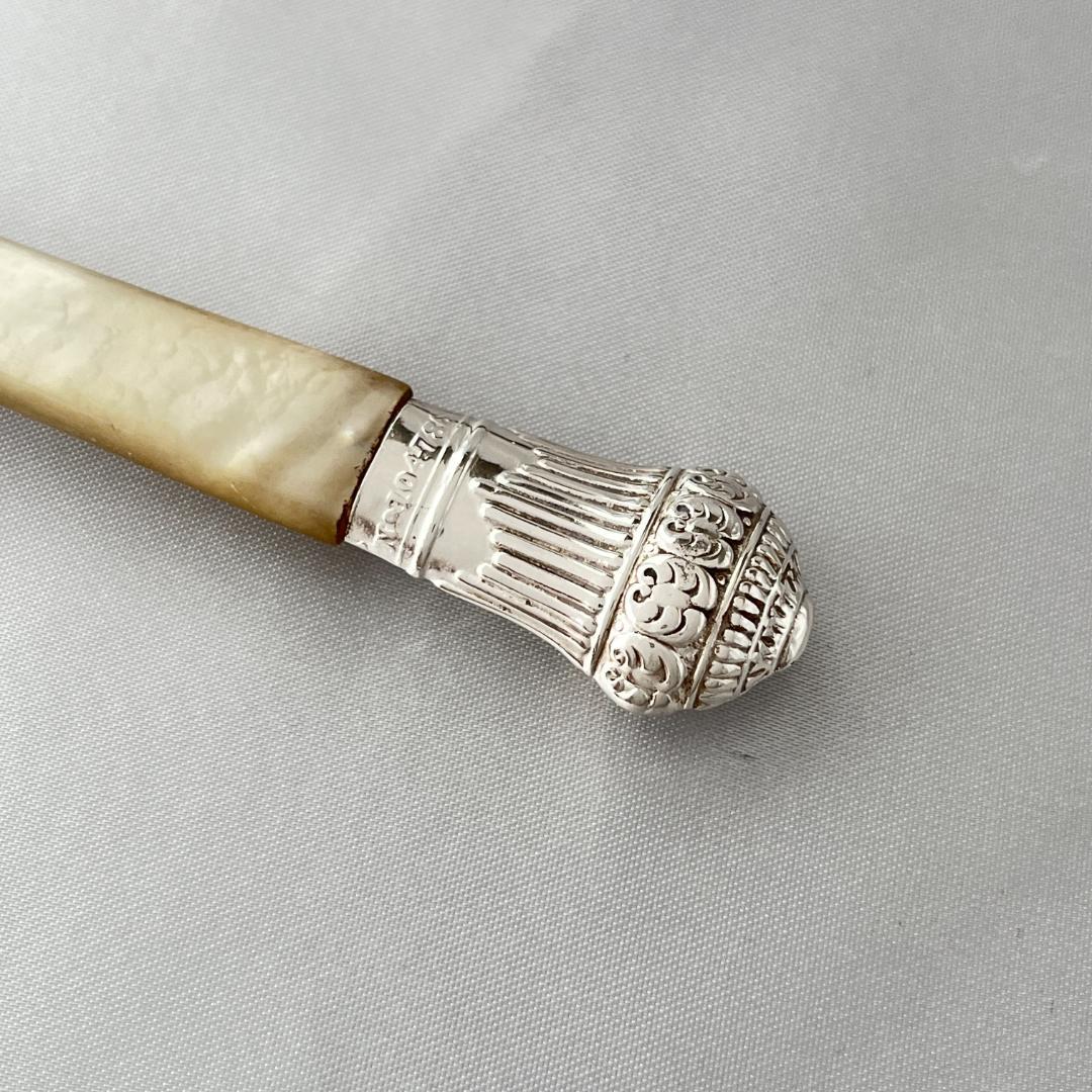 【英国】【白蝶貝】サーディンサーバー　マザーオブパール