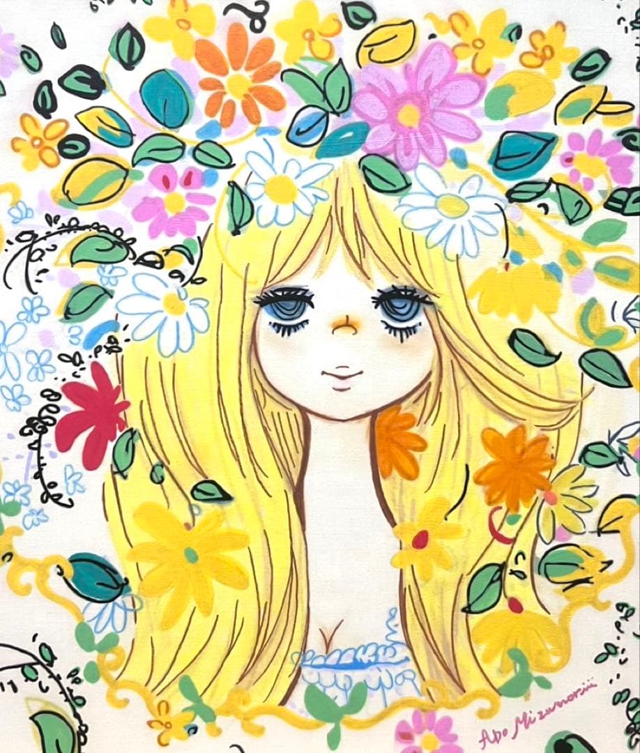 【F6号】山下清（パリのエッフェル塔）手描き/表裏サイン有/油彩/額/裏シール有