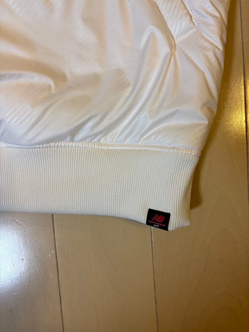 ★週末限定値下★ニューバランスゴルフ 2way 中綿 スニード ジャケ白サイズ6