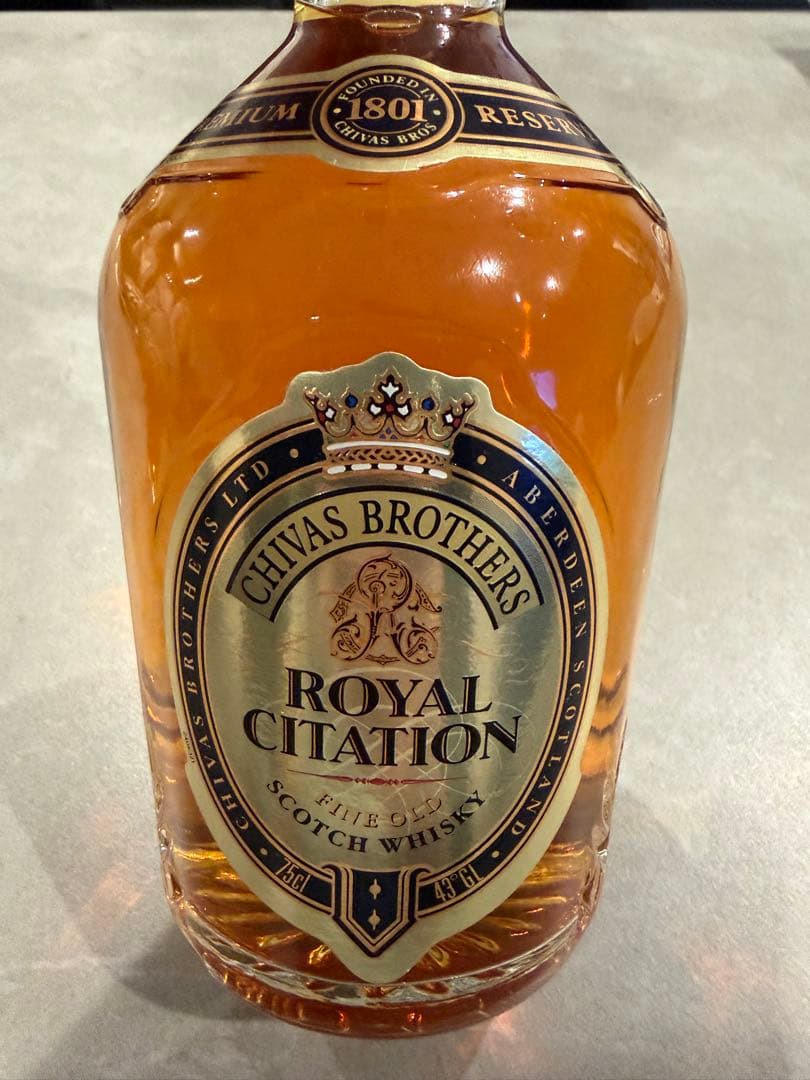 入手困難 シーバスブラザーズ ロイヤルシテーション スコッチウイスキー 古酒