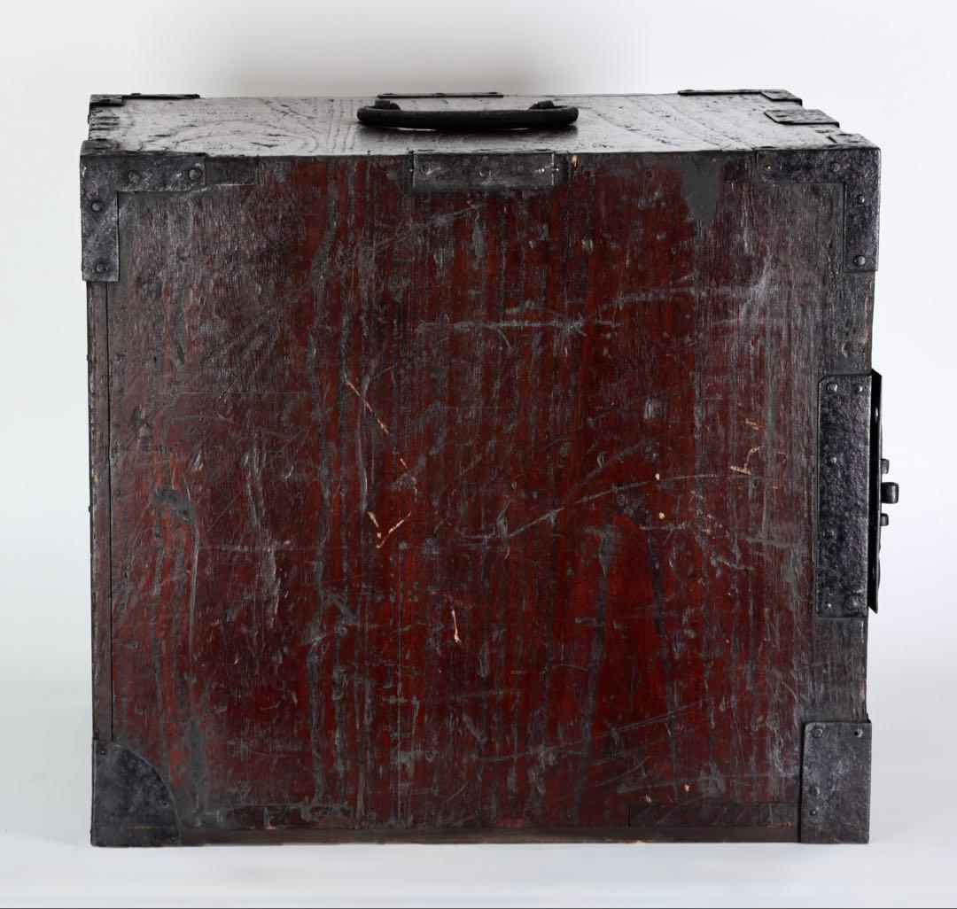 船箪笥 鉄金具 小箪笥 銭箱 民藝 古民具 時代家具 骨董品 和箪笥 船金庫