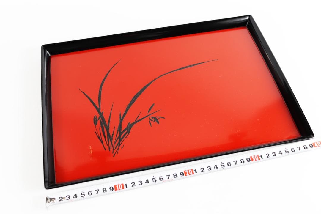 茶道具 輪島塗 今古菁峰 図替わり 盆 卓上膳 彫銘有