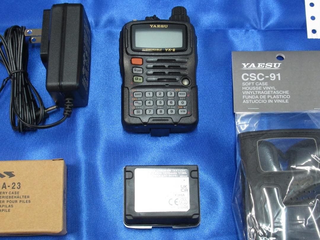 YAESU VX-6 144/430MHz 生産終了 新品同様（オプション付）