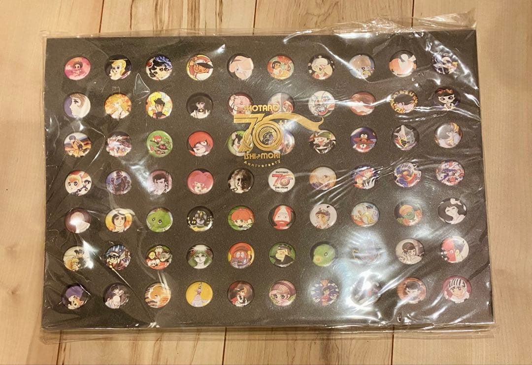 【新品】希少 石ノ森章太郎生誕70周年記念 キャラクター缶バッチ