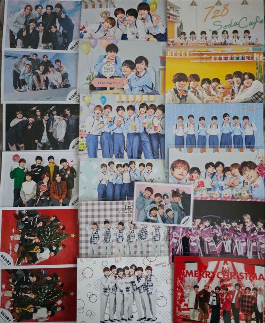 なにわ男子 集合 公式写真87枚 ポストカード 14枚セット