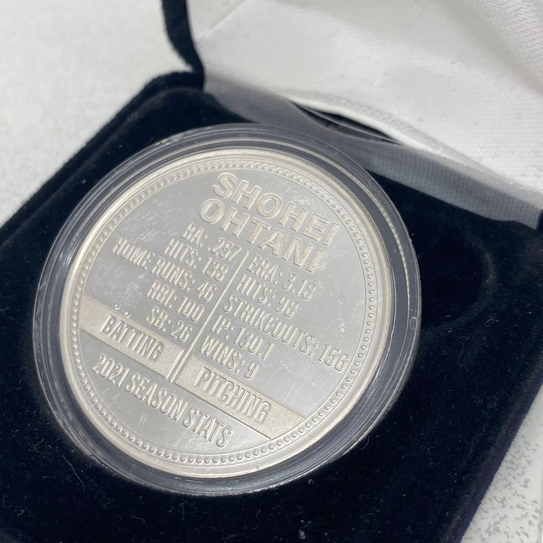 大谷翔平 2021 アメリカンリーグ MVP 二刀流記念 メダル シリアル付