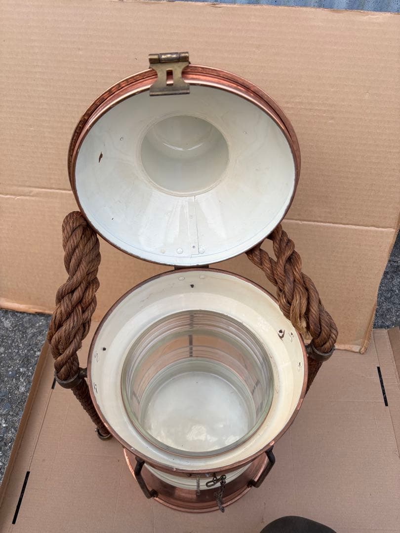 アンティークなANKERLICHT シップランプ（船灯）　オイルランタン 希少