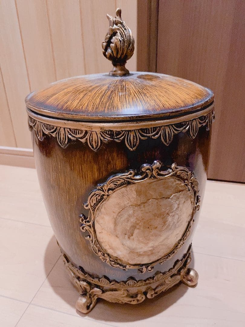 アンティーク 木製収納ボックス 大きめサイズ