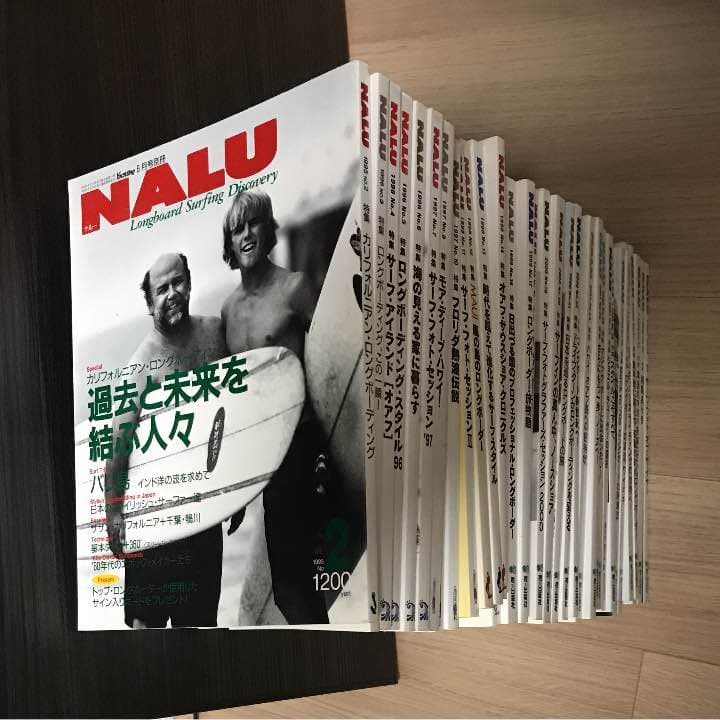 雑誌 NALU 1995 No2~ 36冊 ロングボード