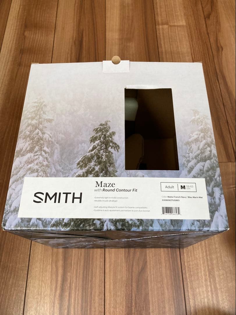 SMITH Maze スノーボードヘルメット ネイビー　Mサイズアジアンフィット