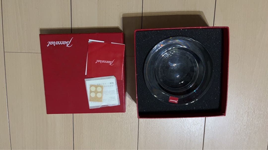 バカラ　クリアガラス灰皿